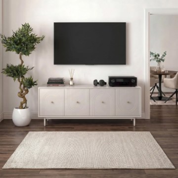 Mebel Elite Тв-тумба Marlen 155 см, цвет «Кашмир», W.MAZOMA/KASZ/N.KASZ/U.ZL/RTV4D - Home Club