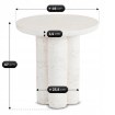Mebel Elite Столик Brok 46 см, кремовый/бежевый, современный, ME.BROK/KR-BZ/MGO/L - Home Club, изображение 6