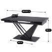 Mebel Elite Стол Rex, раскладной, 160–220 см, Мдф, чёрный, ME.REX/CZ/S160-220 - Home Club, изображение 9