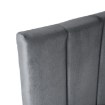 Mebel Elite Кровать 120x200 Villemo, серая, велюровая, ME.VILLEMO/120/90/CP/V/LOZWYS - Home Club, изображение 5