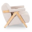 Mebel Elite Кресло Renato, бежевый/дуб, ME.RENATO/BZ/D/T/FW - Home Club, изображение 4