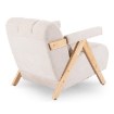 Mebel Elite Кресло Renato, бежевый/дуб, ME.RENATO/BZ/D/T/FW - Home Club, изображение 5