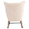 Mebel Elite Кресло-качалка Jackson, бежевый букле/дуб, ME.JACKSON/BZ/TB/FW - Home Club, изображение 6