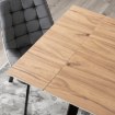 Mebel Elite Стол Lares, керамический, раскладной, 90–150 см, дуб/чёрный, ME.LARES/D/CZ/CER/S90-150 - Home Club, изображение 4