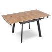 Mebel Elite Стол Lares, керамический, раскладной, 90–150 см, дуб/чёрный, ME.LARES/D/CZ/CER/S90-150 - Home Club, изображение 6