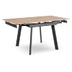 Mebel Elite Стол Lares, керамический, раскладной, 90–150 см, дуб/чёрный, ME.LARES/D/CZ/CER/S90-150 - Home Club, изображение 7