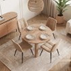 Mebel Elite Стол Harry, раскладной, 92–132 см, дуб Artisan, ME.HARRY/92-130/DA/S - Home Club, изображение 2