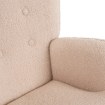 Mebel Elite Кресло для отдыха Lozano с подставкой для ног, бежевое, из ткани «букле», ME.LOZANO/BZ/DK/TB/FW - Home Club, изображение 9