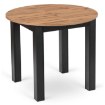 Mebel Elite Стол Harry, раскладной, 92–132 см, дуб Craft/чёрный, ME.HARRY/92-130/DC/CZ/S - Home Club