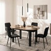 Mebel Elite Стол Harry, раскладной, 92–132 см, дуб Craft/чёрный, ME.HARRY/92-130/DC/CZ/S - Home Club, изображение 3