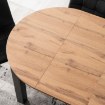Mebel Elite Стол Harry, раскладной, 92–132 см, дуб Craft/чёрный, ME.HARRY/92-130/DC/CZ/S - Home Club, изображение 4