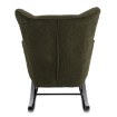 Mebel Elite Кресло-качалка Jackson, зелёное, из ткани «букле», ME.JACKSON/Z/CZ/TB/FW - Home Club, изображение 6