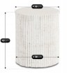 Mebel Elite Столик Tiall 38 см, кремовый/бежевый, современный, ME.TIALL/KR-BZ/MGO/L - Home Club, изображение 7