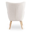 Mebel Elite Кресло для отдыха Lozano с подставкой для ног, кремового цвета, из ткани «букле», ME.LOZANO/KR/DK/TB/FW - Home Club, изображение 7