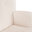 Mebel Elite Кресло для отдыха Lozano с подставкой для ног, кремового цвета, из ткани «букле», ME.LOZANO/KR/DK/TB/FW - Home Club, изображение 9