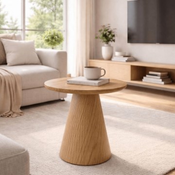 Mebel Elite Столик Rant 50 см, дуб, ME.RANT/D/L - Home Club