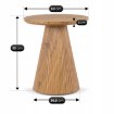 Mebel Elite Столик Rant 50 см, дуб, ME.RANT/D/L - Home Club, изображение 7