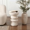 Mebel Elite Столик Livia 39 см, кремовый/бежевый, современный, ME.LIVIA/KR-BZ/MGO/L - Home Club, изображение 2