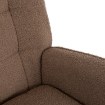 Mebel Elite Кресло-качалка Jackson, коричневое, из ткани «букле», ME.JACKSON/BR/CZ/TB/FW - Home Club, изображение 8