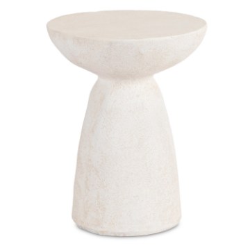 Mebel Elite Столик Nell 41 см, кремовый/бежевый, современный, ME.NELL/KR-BZ/MGO/L - Home Club