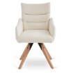 Mebel Elite Вращающееся кресло Willa кремового цвета из ткани «букле», ME.WILLA/KR/D/T/K - Home Club, изображение 7