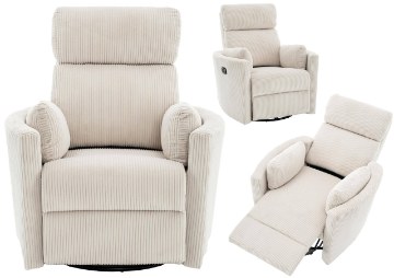 Kontrasto Fw103 Кресло King, бежевое, с функцией откидывания, Meb000721 - Home Club