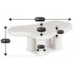 Mebel Elite Кофейный столик Perla, белый, ME.PERLA/MB/L - Home Club, изображение 7
