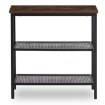 Mebel Elite Кофейный столик Carter 60 см, дуб в стиле рустик/чёрный, ME.CARTER/DRU/CZ/REG - Home Club, изображение 5