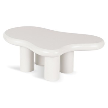 Mebel Elite Кофейный столик Playa, белый, ME.PLAYA/MB/L - Home Club