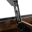 Mebel Elite Раздвижной стол-скамейка Luca 100 см, дуб в стиле рустик/чёрный, ME.LUCA/DRU/CZ/L - Home Club, изображение 10
