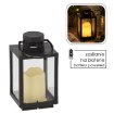 Chomik Святковий Ліхтар 11 x 11 x 20,5 См З Led-Вставкою, Чорний, LED2539 - Home Club, зображення 8