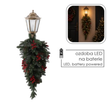 Chomik Святковий світильник настінний різдвяний 90 см Led 50L, DEL9124 - Home Club