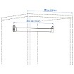 ИКЕА Штанга ALTARLIDEN, 005.966.89 - Home Club, изображение 3