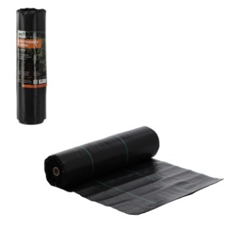 Garden Line Агроткань для мульчирования, противосорная, с Уф-защитой, чёрная, 1,1 × 50 м, 90 г/м², AGO6391 - Home Club