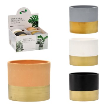 Garden Line Керамический Чехол Для Горшка 15 x 15 x 13,2 см, Разноцветный, RUN0483 - Home Club