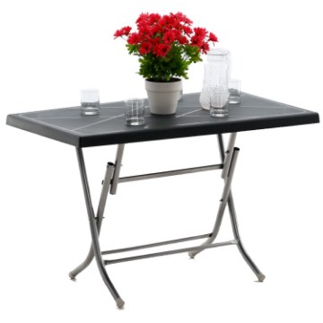 Garden Line Складной садовый стол 65 × 115 × 74 см, зелёный, CT053-R/ZI - Home Club