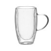 BackHome Living Набор из 2 рифленых стаканов с двойными стенками и ручкой, 440 мл, IBO4720 - Home Club