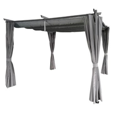 Garden Line Роллет / Маркиза С Шторной Прямкой Для Перголи 3 x 3 М, Серая, TUN3996 - Home Club