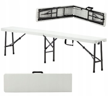 Garden Line Складна Туристична Лавка 180 × 25 × 43 См, ZUM2552 - Home Club