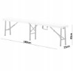 Garden Line Складна Туристична Лавка 180 × 25 × 43 См, ZUM2552 - Home Club, зображення 6