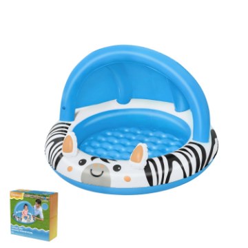Bestway Садовый бассейн с навесом «Zebra», диаметр 97, высота 66, BES52559 - Home Club