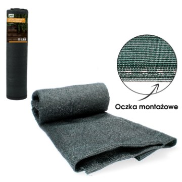 Garden Line Затеняющая Сетка Для Ограждения, Темно-Зеленая, 1,5 × 25 м, 135 г/м², 90 %, AGO0869 - Home Club