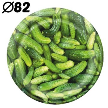 Chomik Крышка Rts fi82 «Овощи» — огурец / kar660 /9516, 1000P82WA15 - Home Club