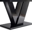 Mebel Elite Стол Clark, раскладной, 120–160 см, черный глянцевый, PM.DUBAJ/CZ/PL/S - Home Club, изображение 7