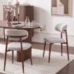 Mebel Elite Стілець Flavio, горіх/сірий, ME.FLAVIO/P/O/T/K - Home Club, зображення 2