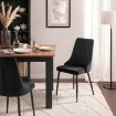 Mebel Elite Стул Cork, черный, велюровый, ME.CORK/CZ/V/K - Home Club, изображение 2