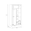 Forte Шафа для одягу, DUKS822LB-Q356 - Home Club, зображення 13