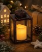 Chomik Ліхтарік З Свічкою Led 10 x 10 x 17 См, Чорний, LED9862 - Home Club, зображення 8