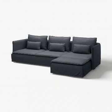 ИКЕА Диван для 4 человек с шезлонгом SÖDERHAMN, 496.071.63 - Home Club