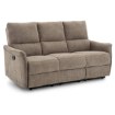 Тримісний диван-ліжко FW106-3 Timo Trio, шеніл, коричневий, Recliner